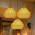 Vela – Japanische Rattan Pendelleuchte im Vintage Bauernhausstil | Shiraki
