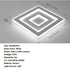 Liv Moderne LED Deckenleuchte quadratisch Acryl | Shiraki
