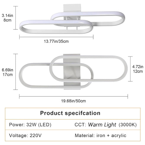 Synnøve LED Deckenleuchte Warmweiß | Shiraki