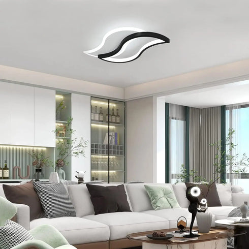 Lina LED Deckenleuchte 30W Blattform | Shiraki