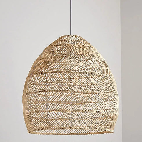 Élodie Pendelleuchte Rattan & Bambus E27 | Shiraki
