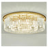 Sabine Kristall-Deckenleuchte Elegante Gold-Kristalllampe