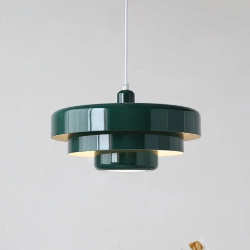 Ophelia Retro Pendelleuchte Dunkelgrün | Shiraki