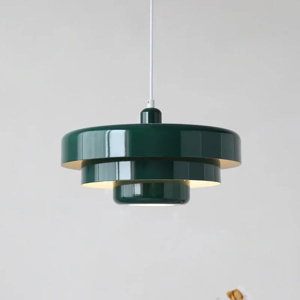 Ophelia Retro Pendelleuchte Dunkelgrün | Shiraki