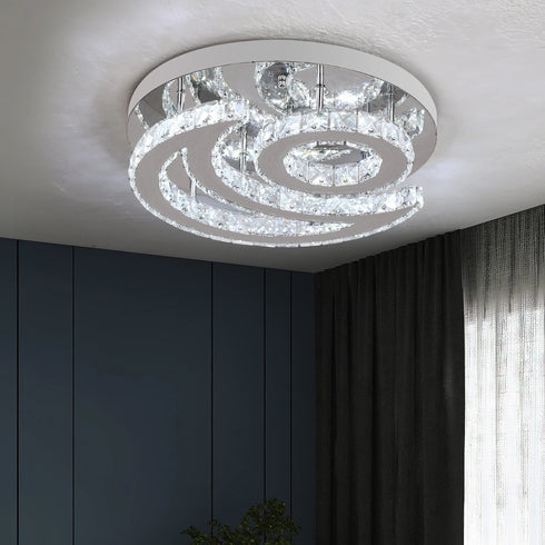 Elena – LED-Kristall-Deckenleuchte Kronleuchter | Shiraki