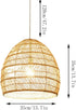 Élodie Pendelleuchte Rattan & Bambus E27 | Shiraki