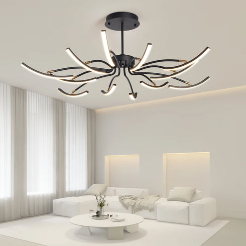 Noira – LED-Deckenleuchte mit Fernbedienung & Dimmfunktion | Shiraki