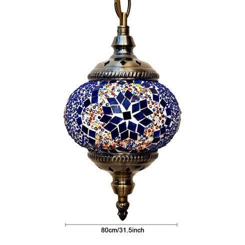 Colette Retro Türkische Mosaik-Pendelleuchte E27 | Shiraki