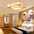 Seikiri – Japanische LED-Deckenleuchte Holz Quadratisch | Shiraki
