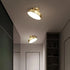Livia LED Deckenleuchte Kupfer Rund | Shiraki