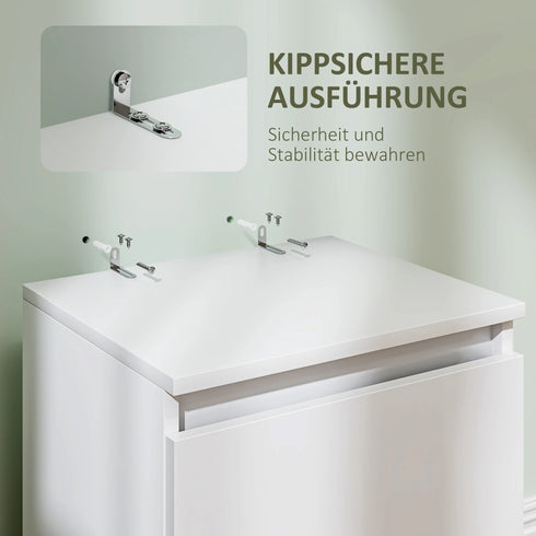 Fumika Wooden Nightstands with 2 Drawers | Shiraki