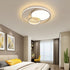 Helena Moderne runde LED-Deckenleuchte 55W aus Acryl & Eisen | Shiraki