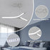 Sanna LED Pendelleuchte dreieckig 30 W 6500 K Weiß | Shiraki