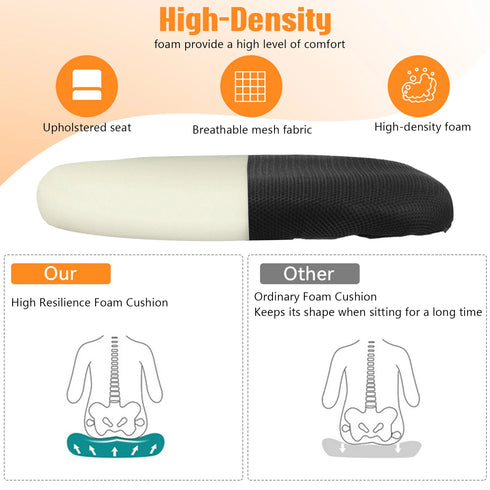 Leonardo Ergonomischer Bürostuhl mit Netzrücken & Flip-Up Armlehnen