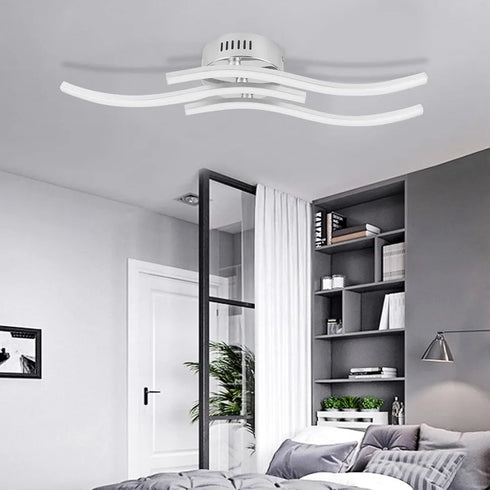 Isabella LED Deckenleuchte Wellenform | Shiraki