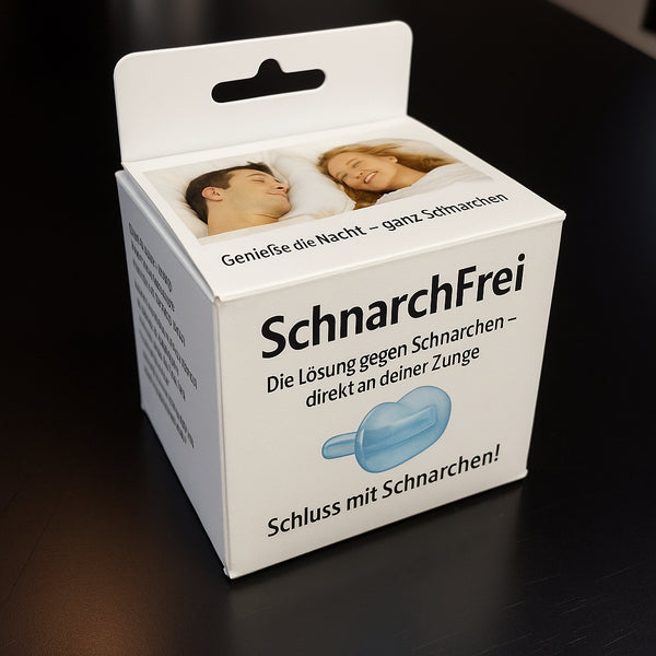 SchnarchFrei Zungenstabilisator – Anti-Schnarch Schiene gegen Schnarchen & Schlafapnoe ohne Maske