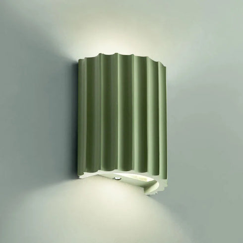 Valeria Nordic LED Wandleuchte Grün | Shiraki