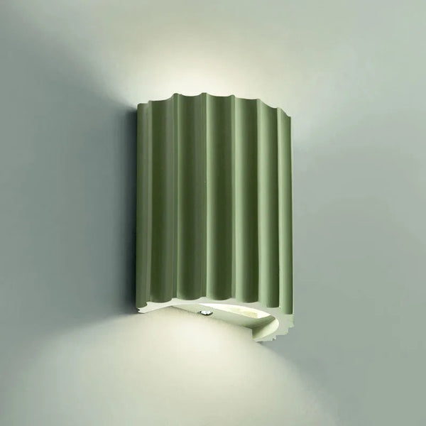 Valeria Nordic LED Wandleuchte Grün | Shiraki