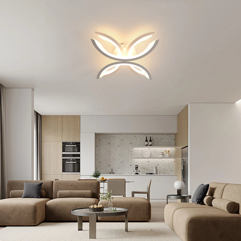 Axel LED Deckenleuchte Blütenform Dimmbar mit Fernbedienung | Shiraki