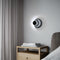 Rolf LED Wandleuchte rund drehbar Schwarz | Shiraki