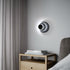 Rolf LED Wandleuchte rund drehbar Schwarz | Shiraki