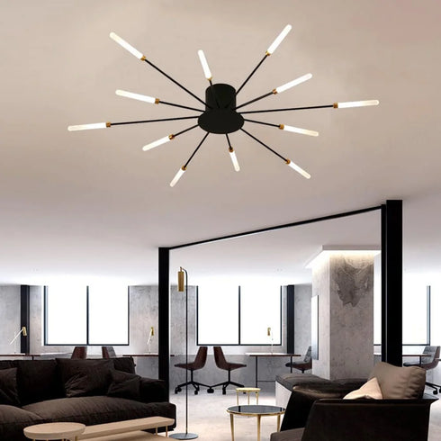 Ingrid 12-Head LED Deckenleuchte 12W Neutralweiß | Shiraki