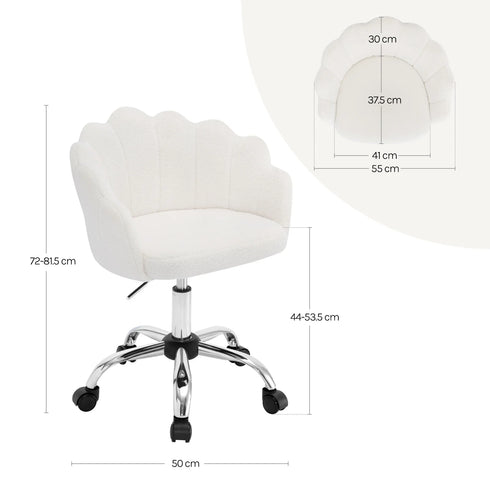 Vittorio Ergonomischer Drehstuhl mit Lendenstütze & Rollen