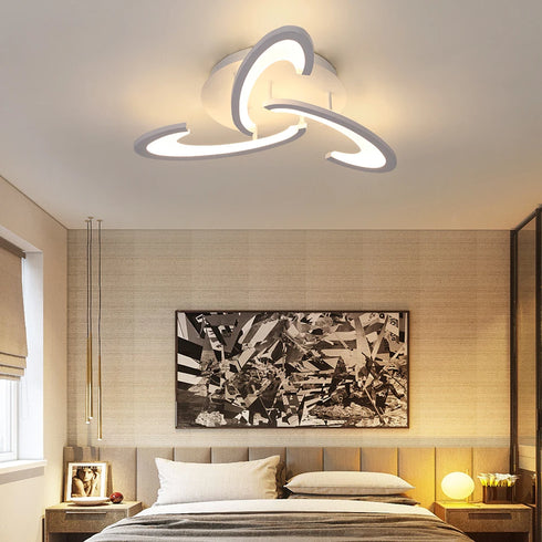 Siena Modern Acrylic LED Chandelier Ceiling Light | Shiraki