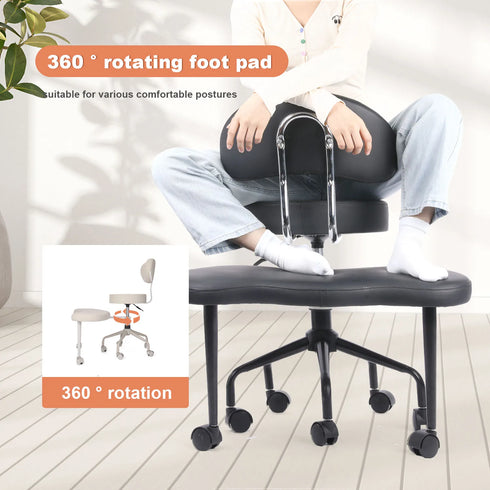 Eraldo Ergonomischer Schreibtischstuhl mit Lendenstütze und Rollen