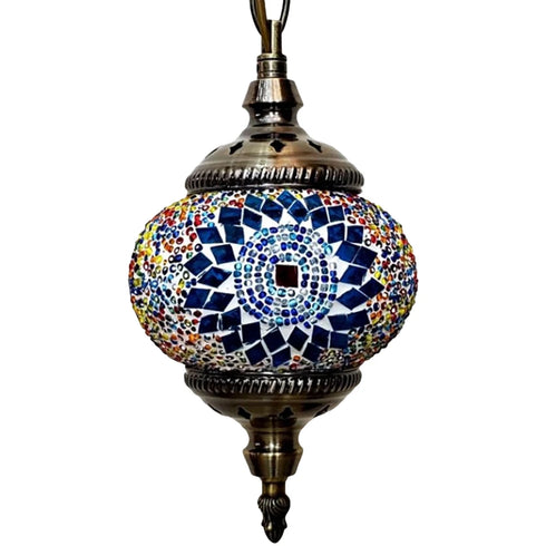 Colette Retro Türkische Mosaik-Pendelleuchte E27 | Shiraki