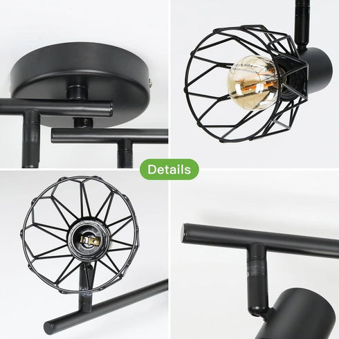 Margaux – 4-flammige schwenkbare LED-Deckenleuchte | Shiraki