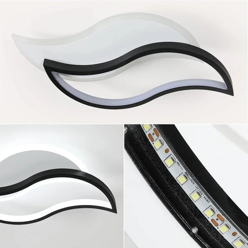 Lina LED Deckenleuchte 30W Blattform | Shiraki