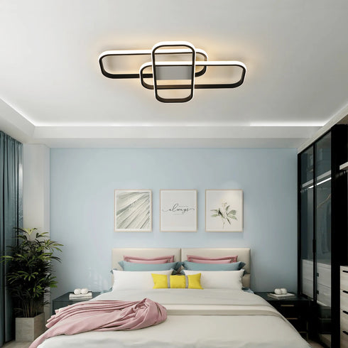 Amaris – Moderne LED Deckenleuchte 44W Rechteckig Dimmbar | Shiraki