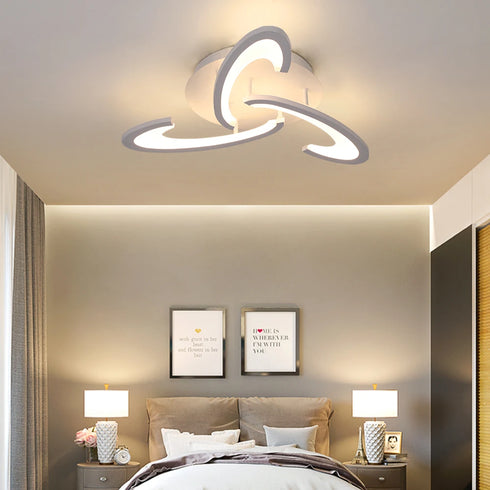 Siena Modern Acrylic LED Chandelier Ceiling Light | Shiraki