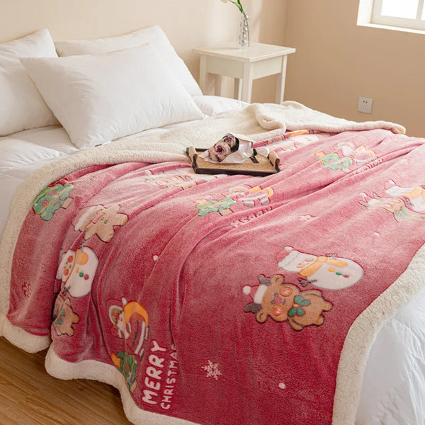 Natalie Weihnachts-Flanell-Decke | Shiraki