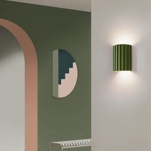 Valeria Nordic LED Wandleuchte Grün | Shiraki