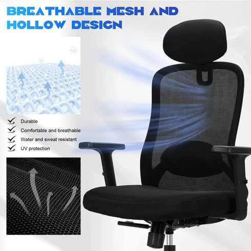 Dante Ergonomischer Bürostuhl mit hoher Rückenlehne – Komfort und Unterstützung