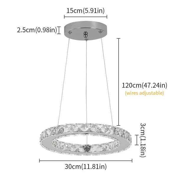 Madeleine Moderner LED-Ringleuchter für Esszimmer | Shiraki