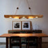 Céline Retro Holz-Kronleuchter 3-flammig E27 | Shiraki