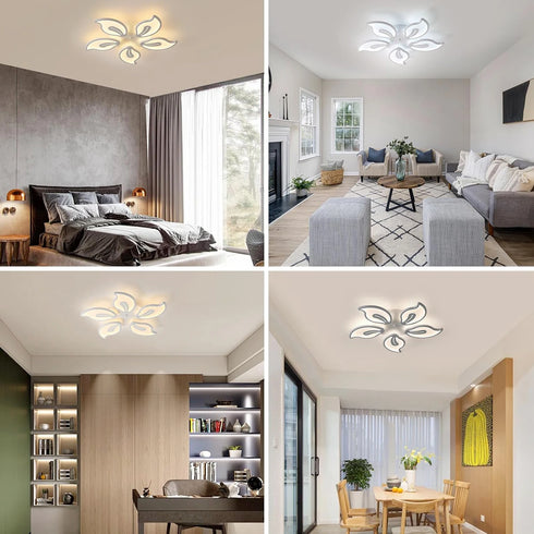 Violetta 5-flammige LED-Deckenleuchte Dimmbar | Shiraki