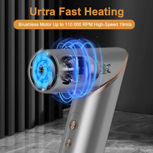 8-in-1 Faltbarer Haartrockner & Multifunktionaler Haarstyler