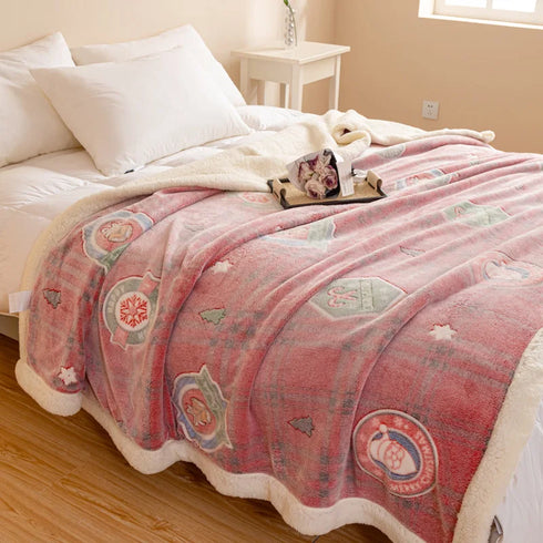 Natalie Weihnachts-Flanell-Decke | Shiraki