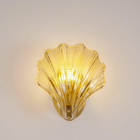 Muschel-Wandleuchte für maritime Eleganz