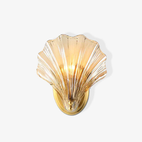 Muschel-Wandleuchte für maritime Eleganz