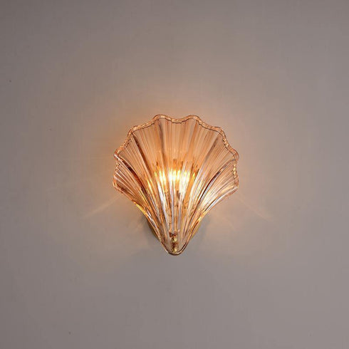 Muschel-Wandleuchte für maritime Eleganz