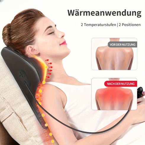 Shiatsu Rückenmassagegerät 3D | Tiefenmassage mit Wärme