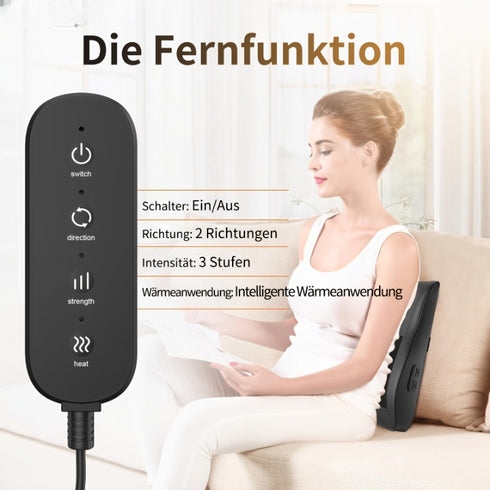 Shiatsu Rückenmassagegerät 3D | Tiefenmassage mit Wärme