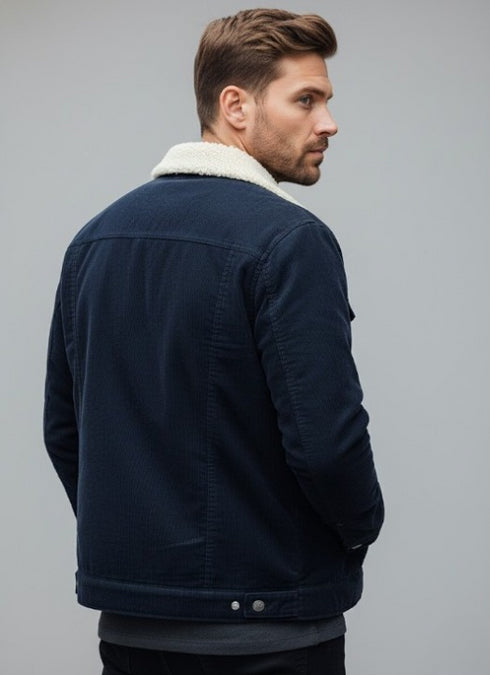 Stravonor Herren Softshell Jacke – Cordfutter winddicht warm