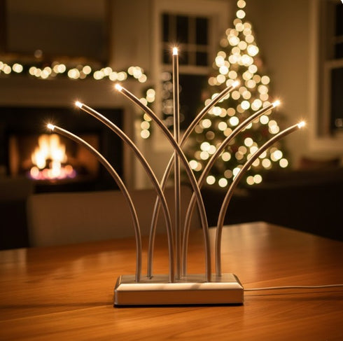 Briseida LED USB-C Mood Tisch Weihnachtsleuchte Chrom matt | Shiraki