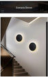 Runde LED-Wandleuchte